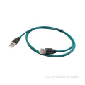 Skärmad Ethernet/Ethercat -kabel med RJ45 -kontakt